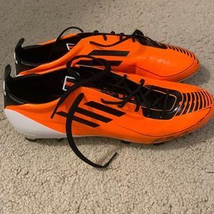 Adidas neon orange outdoor soccer cleats